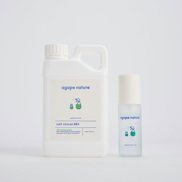 Salt Rescue 004 non-toxic disinfectant solution (1000ml) + (100ml premixed)